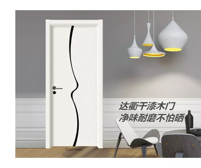 达衢干漆木门水晶拼装